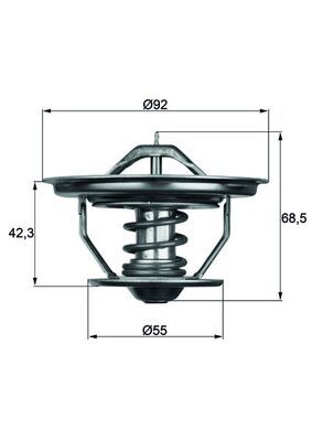 Obrázok Termostat chladenia MAHLE BEHR TX3579