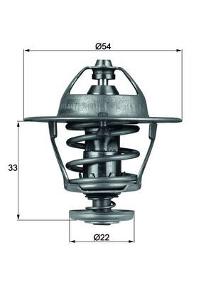 Obrázok Termostat chladenia MAHLE BEHR TX5385D