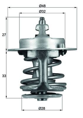 Obrázok Termostat chladenia MAHLE BEHR TX6383