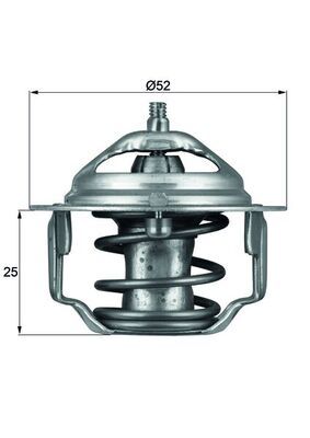 Obrázok Termostat chladenia MAHLE BEHR TX6482