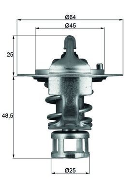 Obrázok Termostat chladenia MAHLE BEHR TX6582