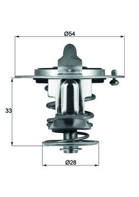 Obrázok Termostat chladenia MAHLE BEHR TX7282