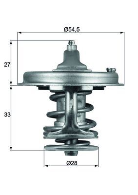 Obrázok Termostat chladenia MAHLE BEHR TX7883