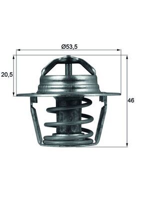 Obrázok Termostat chladenia MAHLE BEHR TX9189D