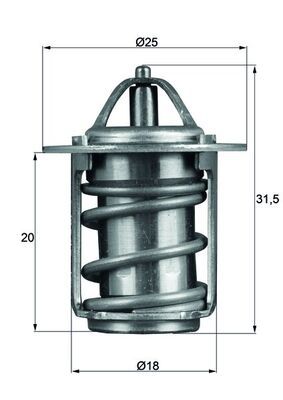 Obrázok Termostat chladenia MAHLE BEHR TX683