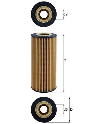 Obrázok Filter chladiva MAHLE  WFC13