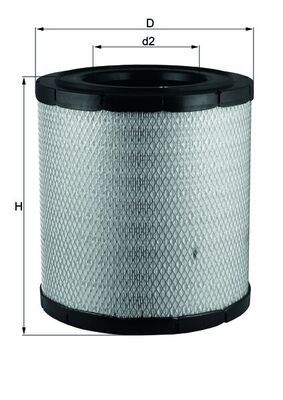 Obrázok Vzduchový filter MAHLE  LX3054