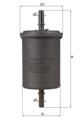 Obrázok Palivový filter MAHLE  KL4161