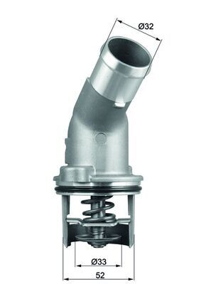 Obrázok Termostat chladenia MAHLE BEHR TI20592D