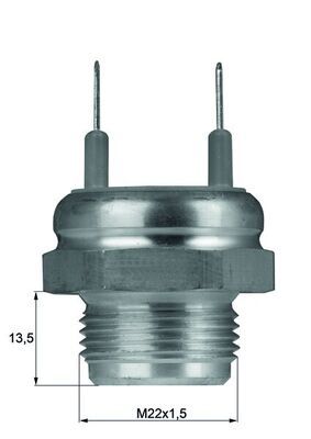 Obrázok Teplotný spínač ventilátora chladenia MAHLE BEHR TSW6D