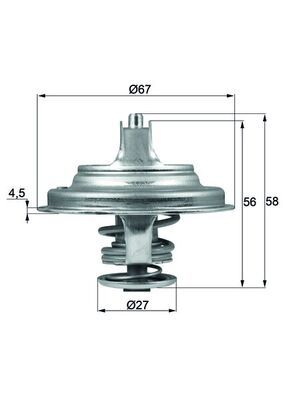 Obrázok Termostat chladenia MAHLE BEHR TX9779D