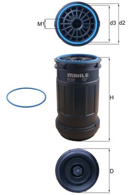 Obrázok Palivový filter MAHLE CleanLine KC624D