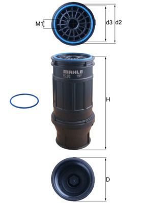 Obrázok Palivový filter MAHLE CleanLine KC629D