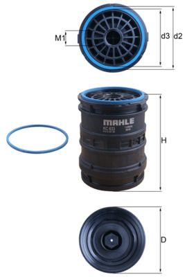 Obrázok Palivový filter MAHLE CleanLine KC633D