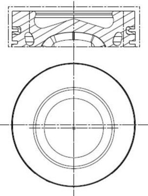 Obrázok Piest MAHLE  028PI00140000