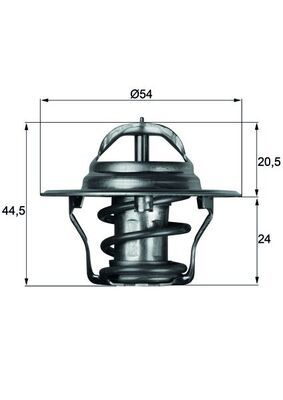 Obrázok Termostat chladenia MAHLE BEHR TX487D