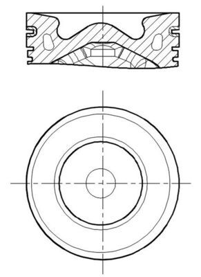 Obrázok Piest MAHLE  013PI00155000