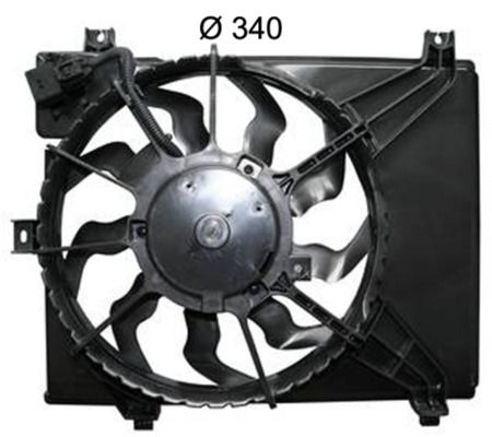 Obrázok Ventilátor chladenia motora MAHLE BEHR CFF398000S