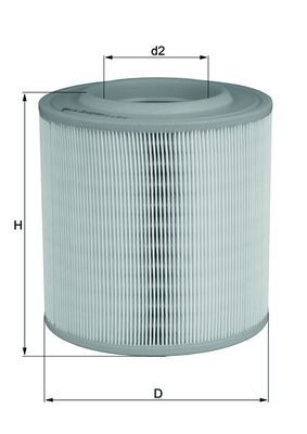 Obrázok Vzduchový filter MAHLE  LX3143