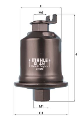 Obrázok Palivový filter MAHLE  KL436