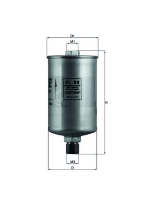 Obrázok Palivový filter MAHLE  KL88