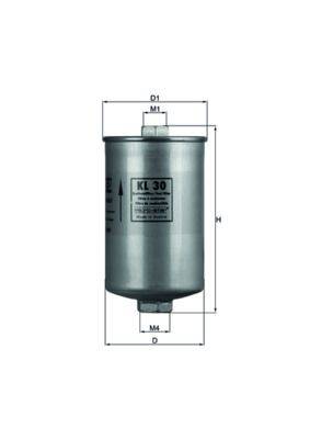 Obrázok Palivový filter MAHLE  KL30