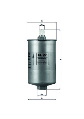 Obrázok Palivový filter MAHLE  KL29