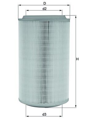 Obrázok Vzduchový filter MAHLE  LX913