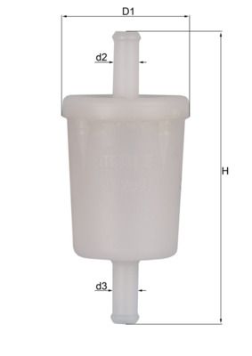 Obrázok Palivový filter MAHLE  KL260