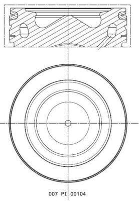 Obrázok Piest MAHLE  007PI00104000