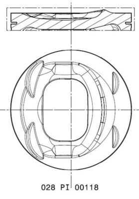Obrázok Piest MAHLE  028PI00118002
