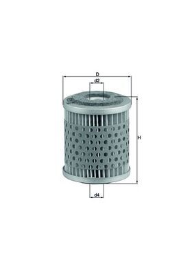 Obrázok Palivový filter MAHLE  KX38