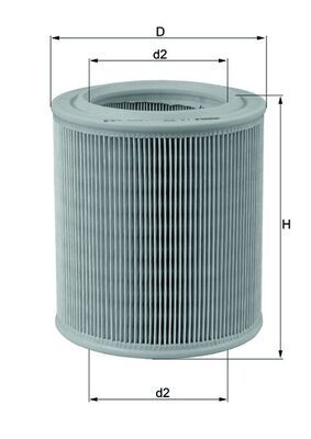 Obrázok Vzduchový filter MAHLE  LX706