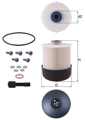 Obrázok Palivový filter MAHLE  KX33826D