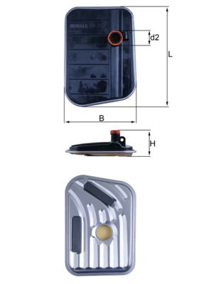 Obrázok Hydraulický filter automatickej prevodovky MAHLE  HX273