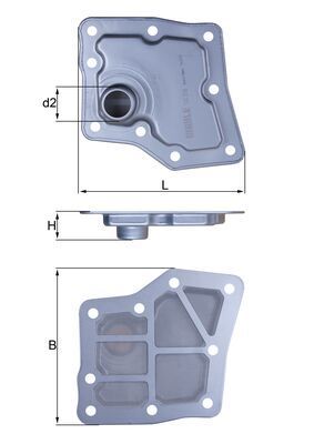 Obrázok Hydraulický filter automatickej prevodovky MAHLE  HX259