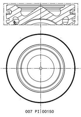 Obrázok Piest MAHLE  007PI00105000