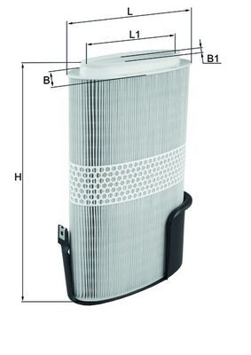 Obrázok Vzduchový filter MAHLE  LX10096
