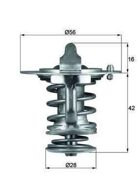 Obrázok Termostat chladenia MAHLE BEHR TX8376D