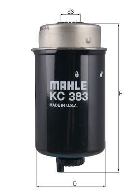 Obrázok Palivový filter MAHLE  KC383