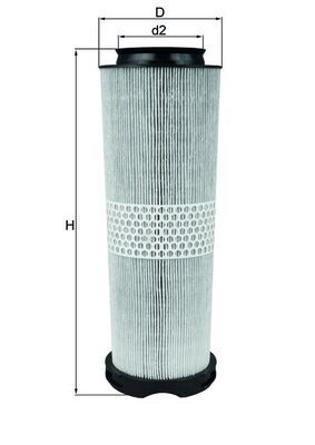 Obrázok Vzduchový filter MAHLE  LX943