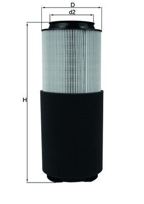 Obrázok Vzduchový filter MAHLE  LX976