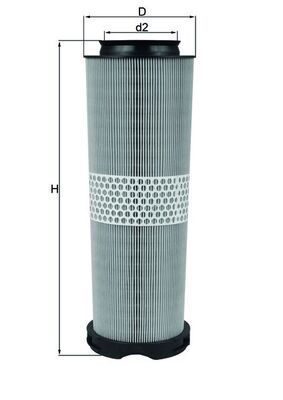 Obrázok Vzduchový filter MAHLE  LX10201