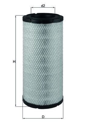 Obrázok Vzduchový filter MAHLE  LX3596