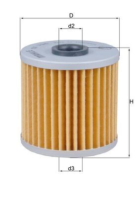 Obrázok Olejový filter MAHLE  OX796
