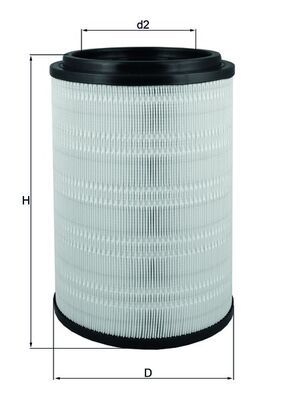 Obrázok Vzduchový filter MAHLE  LX2741