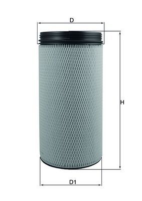 Obrázok Filter sekundárneho vzduchu MAHLE  LXS300