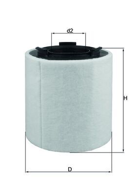 Obrázok Vzduchový filter MAHLE  LX2831