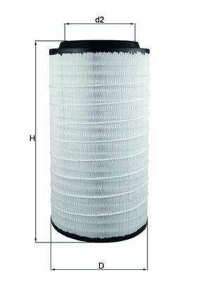 Obrázok Vzduchový filter MAHLE  LX3889