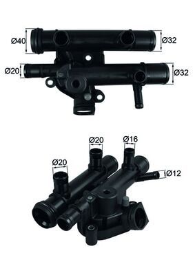 Obrázok Termostat chladenia MAHLE BEHR TI25983D